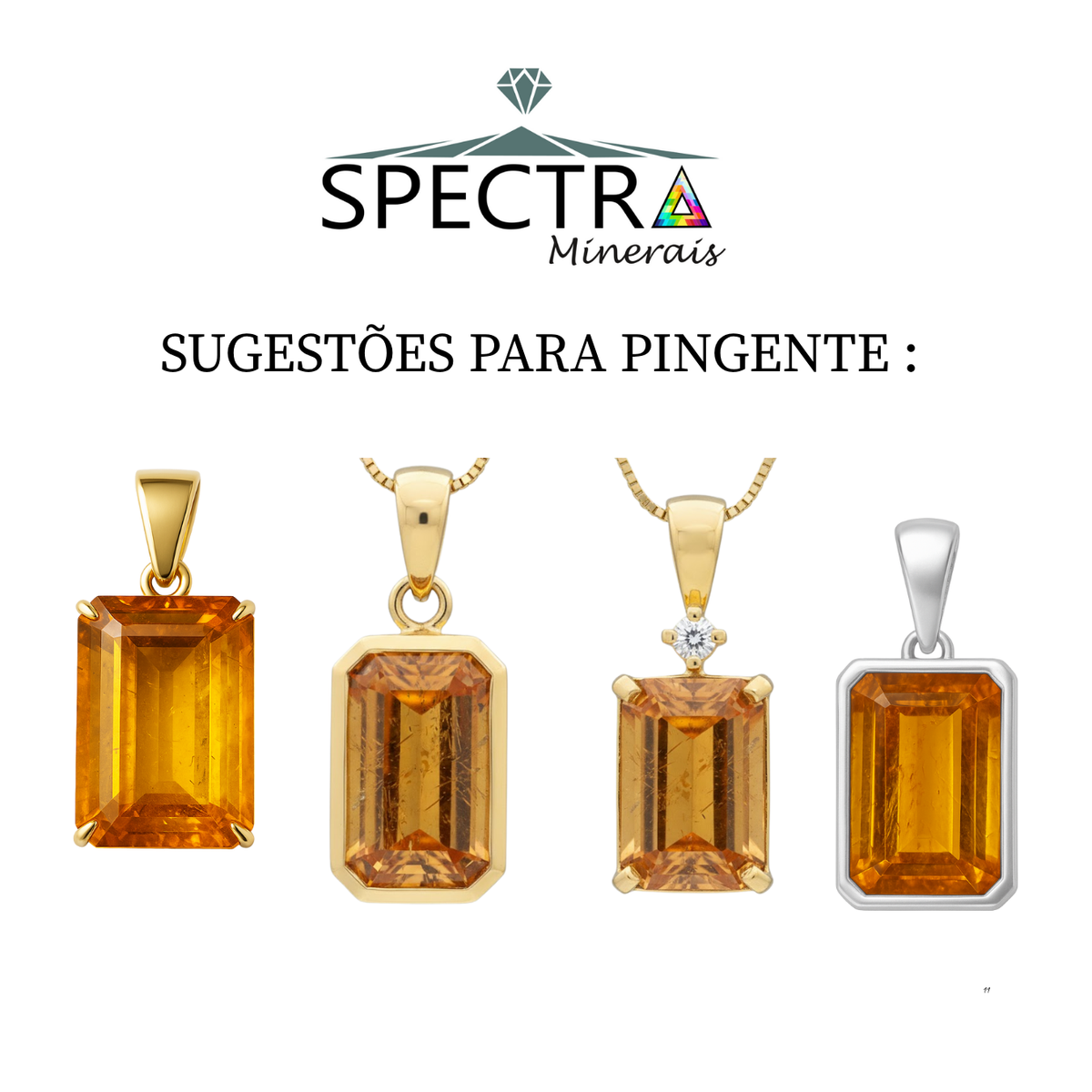 Topázio Imperial Retangular Natural – 16,6 x 9,4 mm de 9,75 ct