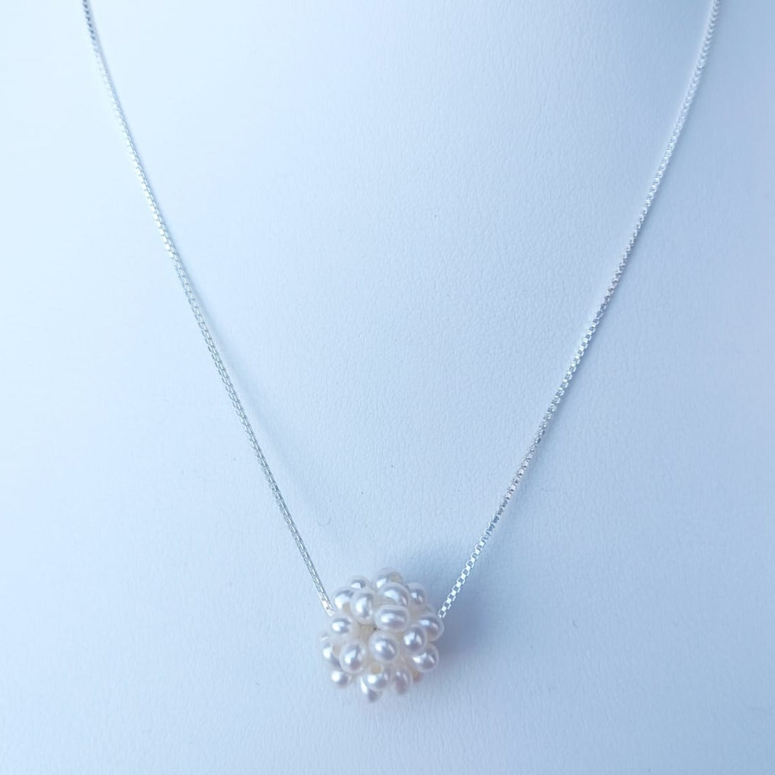 Colar Dente de Leão de Prata