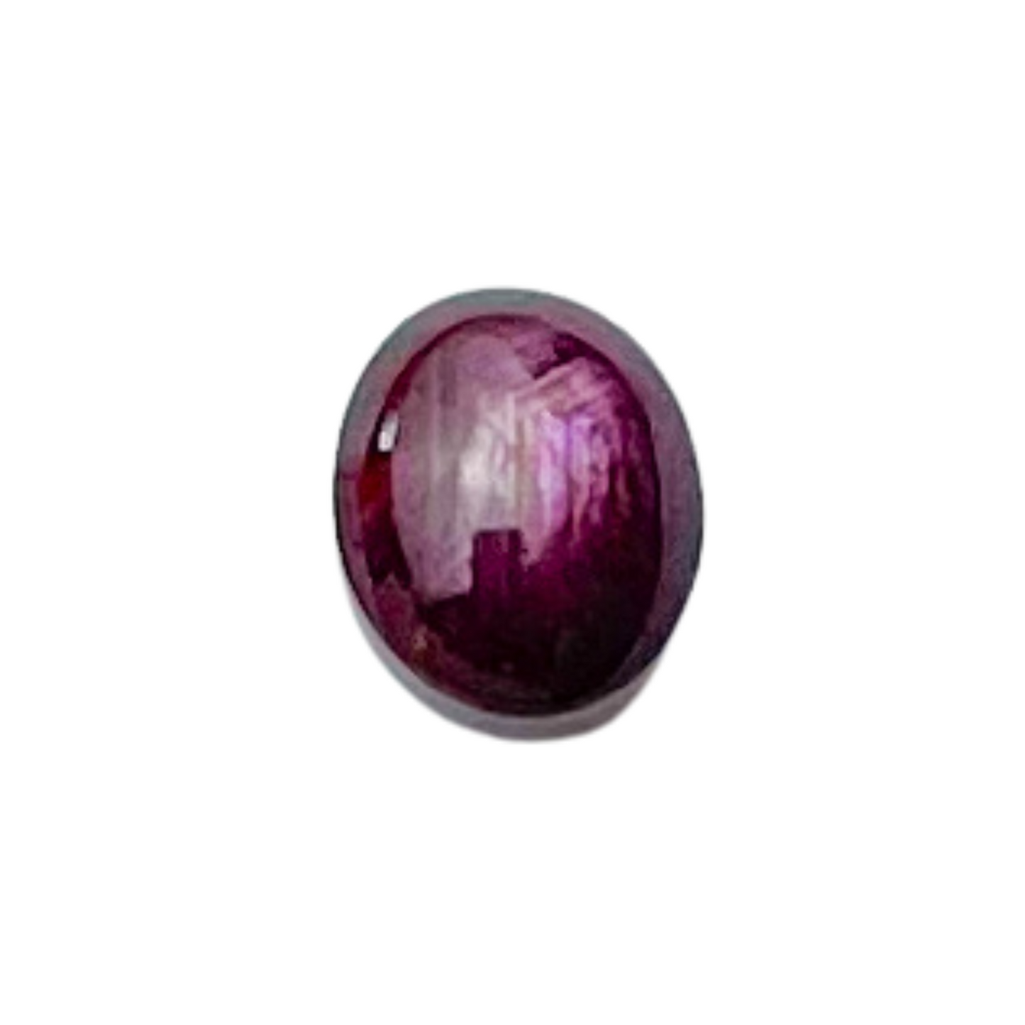 Rubi Natural com asterismo Lapidado em cabochão 2,8 ct