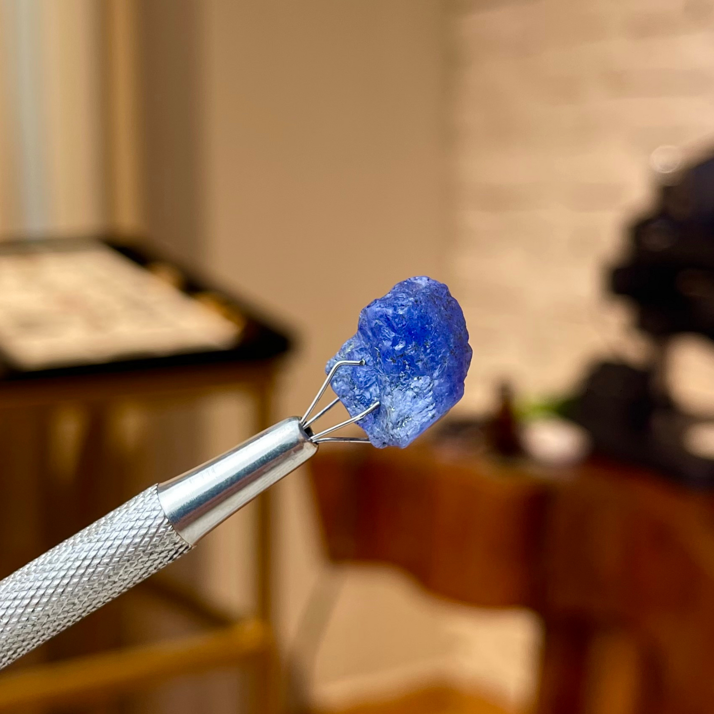 Cristal bruto de Tanzanita 3,0g