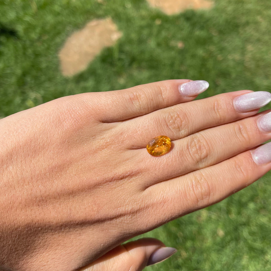 Topázio Imperial Oval Natural – 13 x 9,3 mm - 5,35 ct