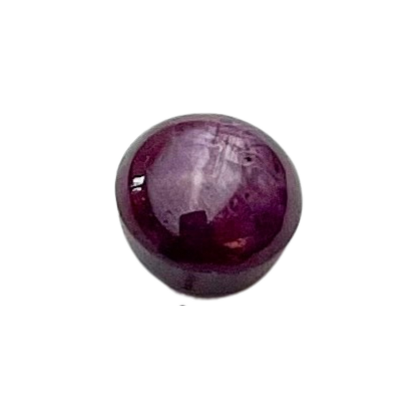 Rubi Natural com asterismo Lapidado em cabochão 4,9 ct