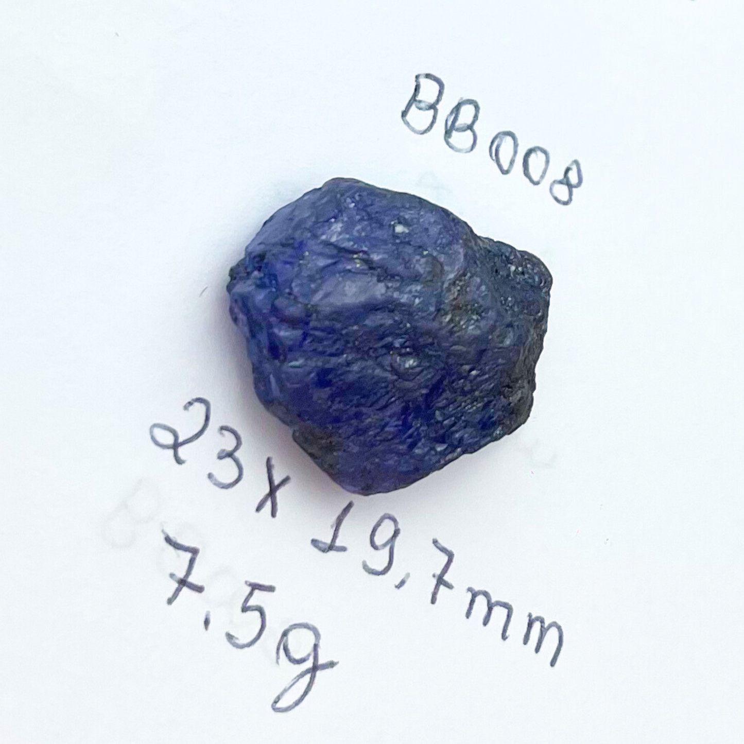 Cristal bruto de Tanzanita 7,5g