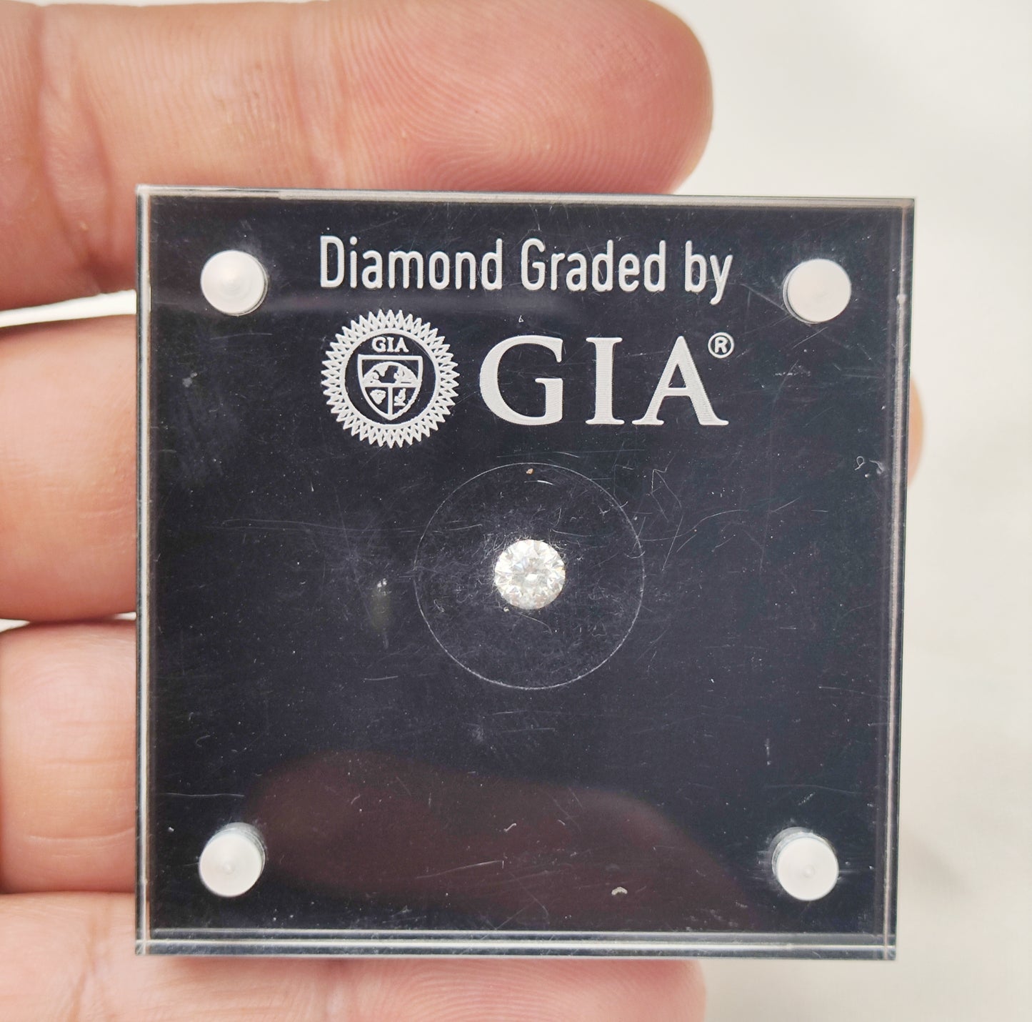Diamante natural de 0,46 ct com certificado GIA