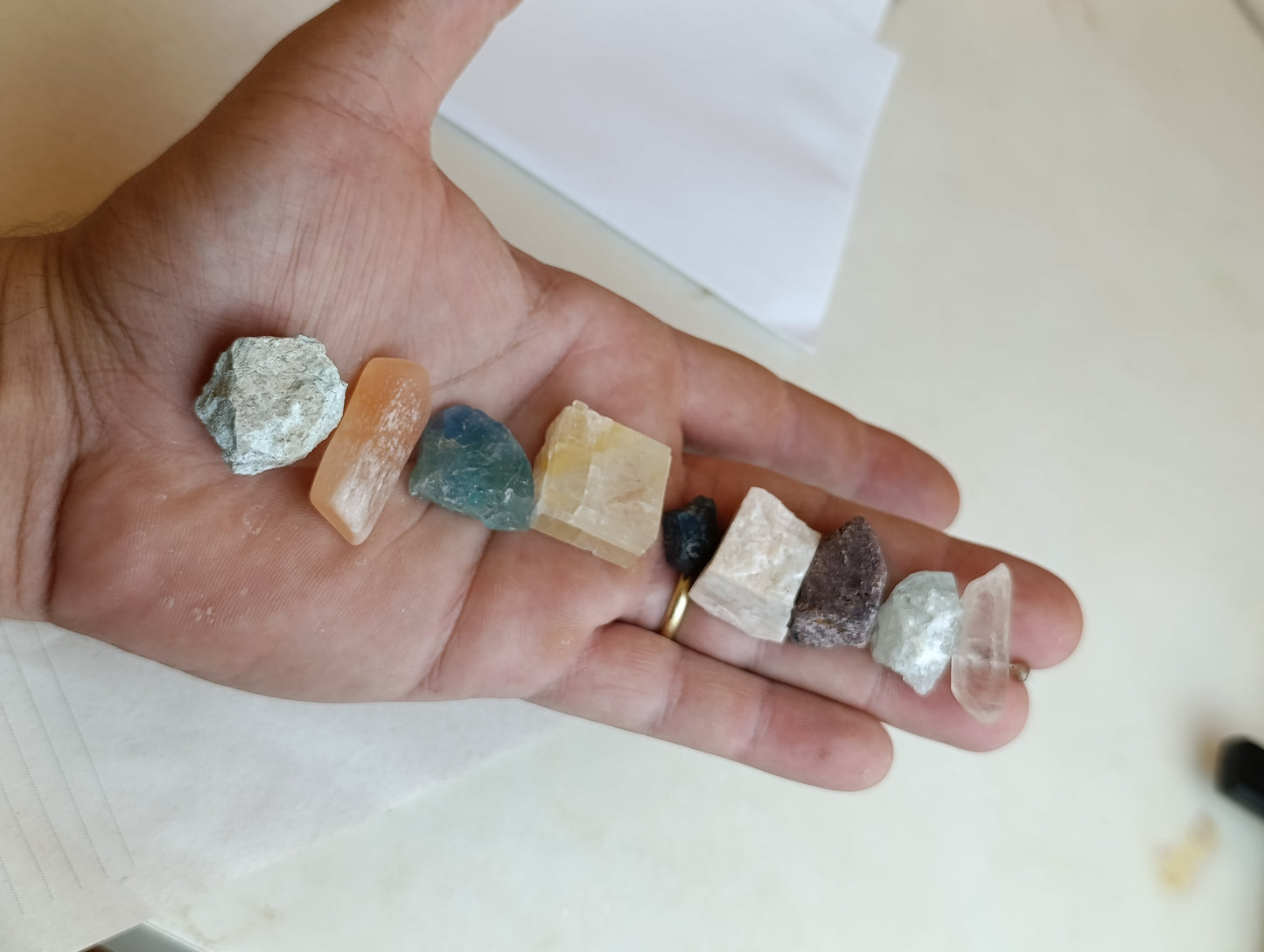 Kit de Minerais Dureza de Mohs