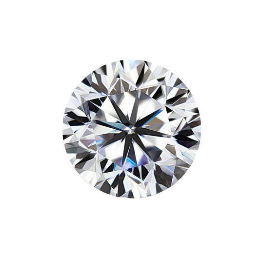 Diamante natural branco lapidado / 25 pontos (4,1 mm)