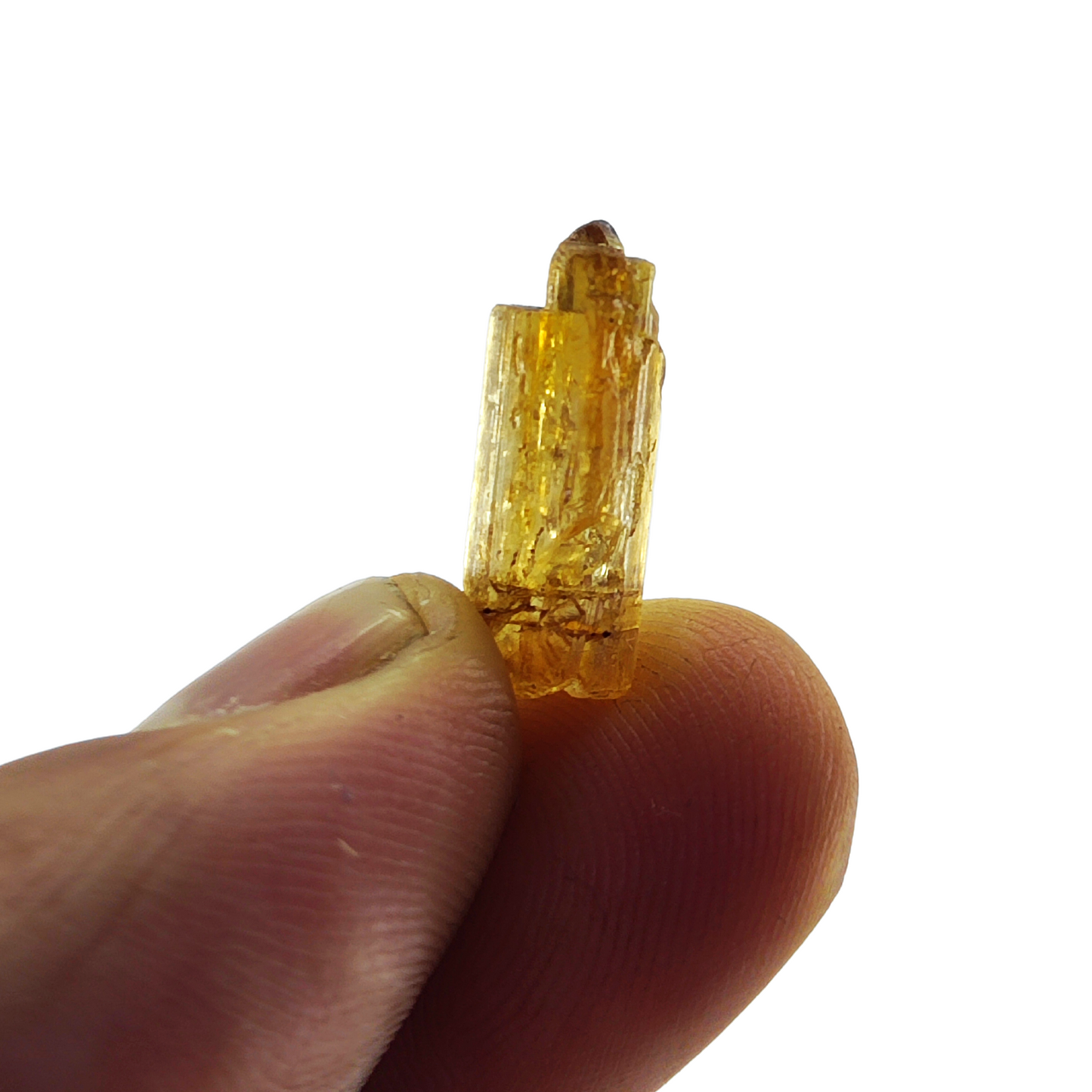 Cristal bruto de topázio imperial