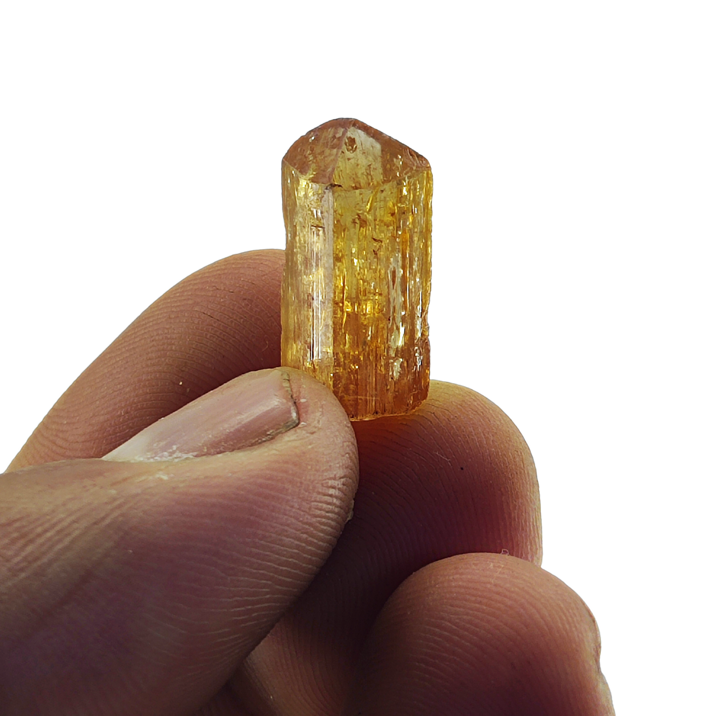 Cristal bruto de topázio imperial