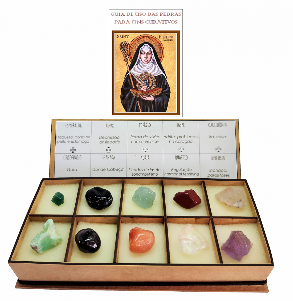 Coleção de Minerais curativos de Santa Hildegarda