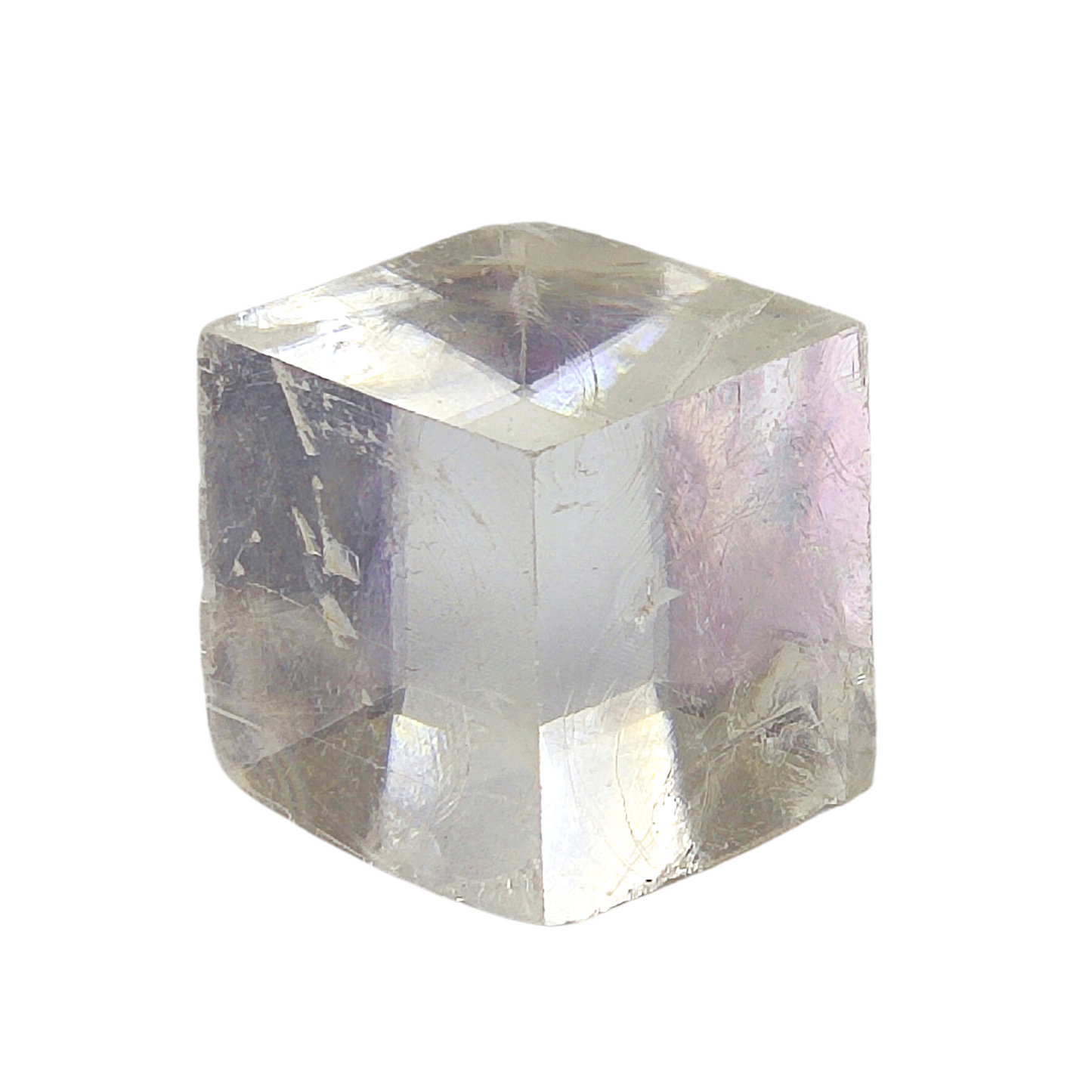 Cristal bruto de calcita óptica