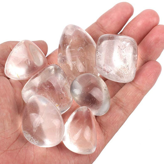 Cristal de quartzo natural rolado / 1 kg