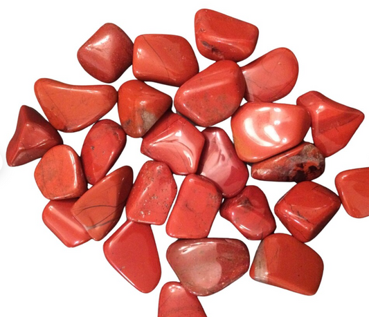 Jaspe vermelho natural rolado / 1 uidade