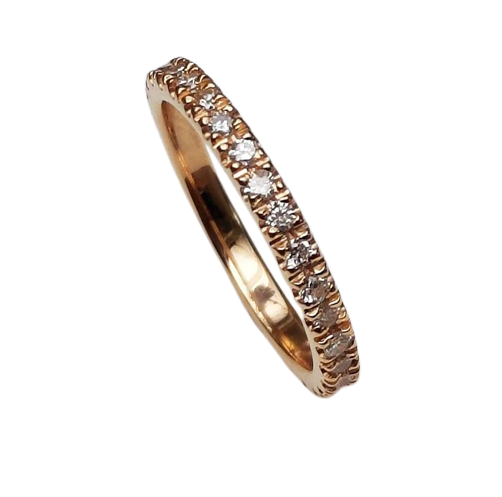 Aparador de Ouro Rosé com Diamantes