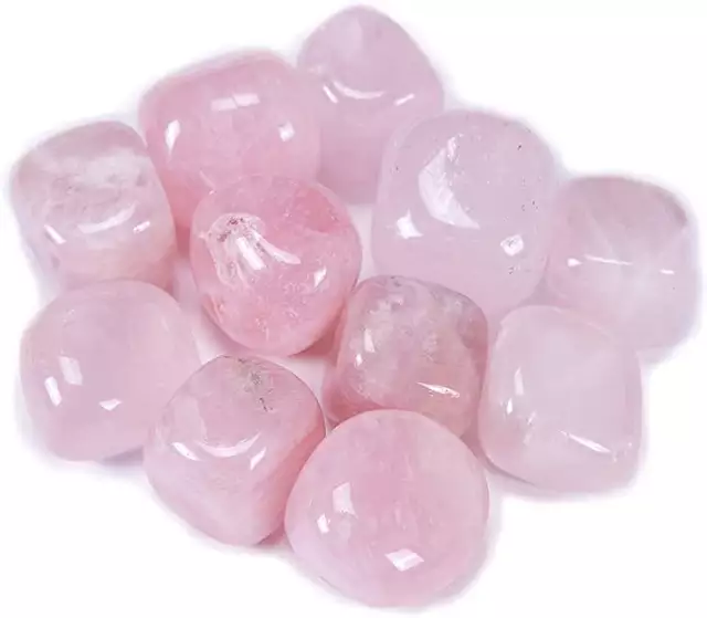Pedra Quartzo Rosa Rolado / 1kg