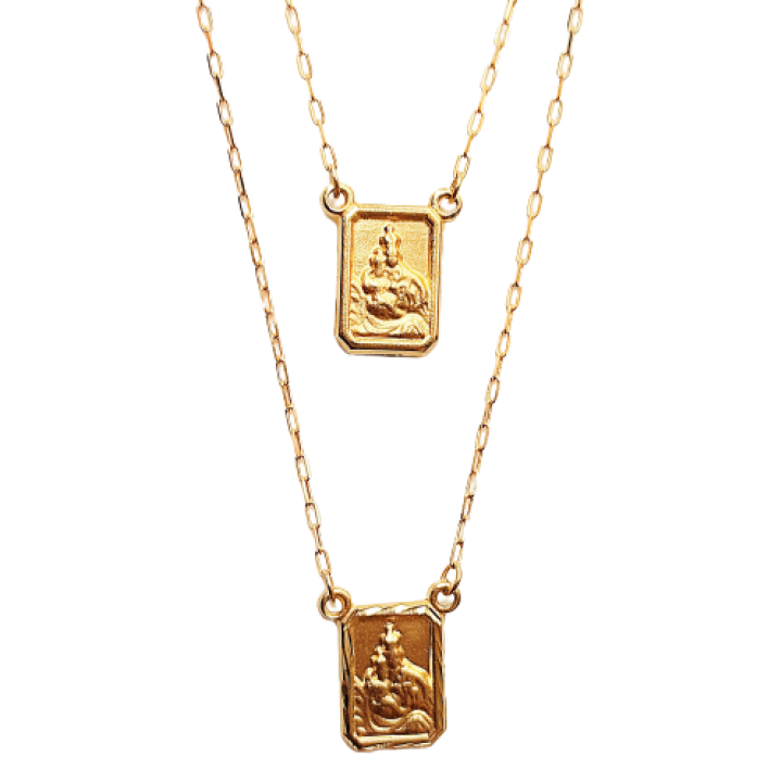 Escapulário em ouro 18k