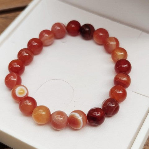 Pulseira de ágata natural