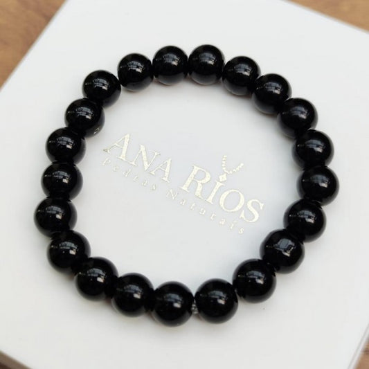 Pulseira de ônix natural