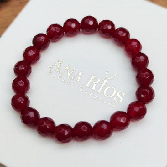 Pulseira de cornalina natural