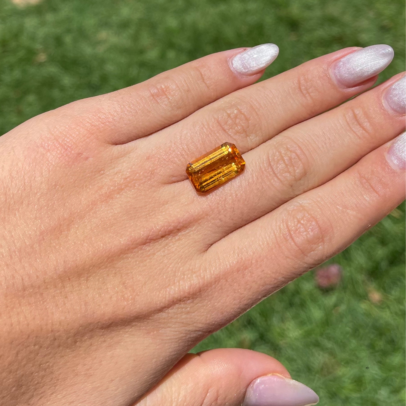 Topázio Imperial Retangular Natural – 16,6 x 9,4 mm – 9,75 ct