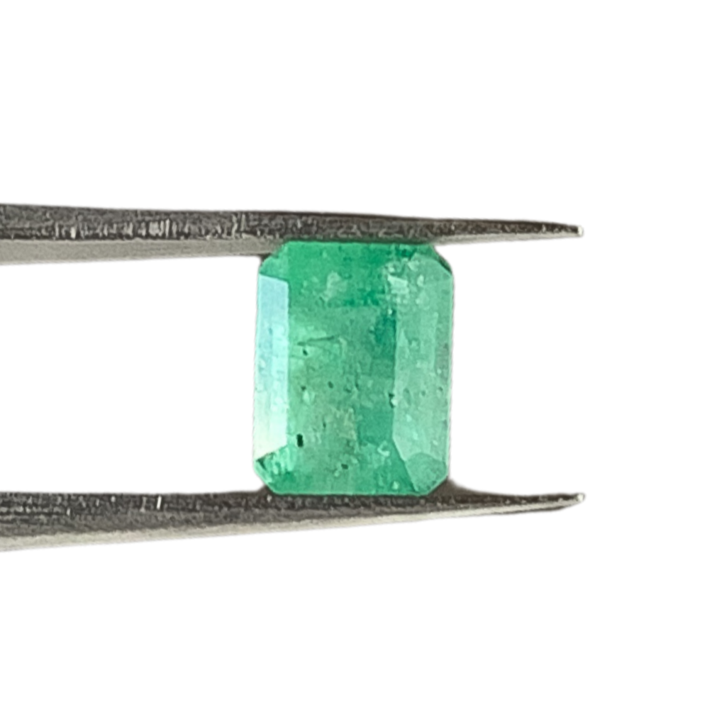 Esmeralda Natural Lapidada - Retangular - 1,62ct / 8 x 6 mm