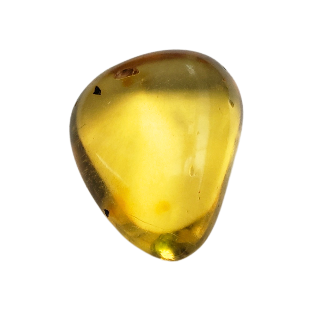 Âmbar do báltico polido 15 x 12 mm / 0,8 g
