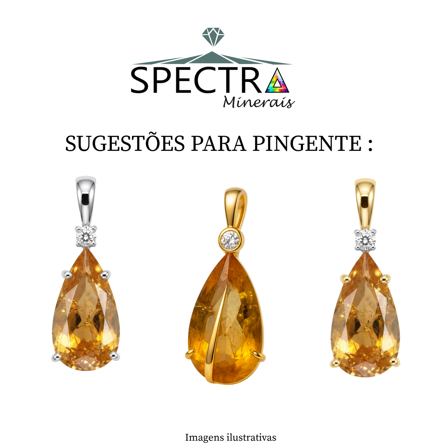 Topázio Imperial Gota Natural – 20 x 9 mm - 7,92 ct