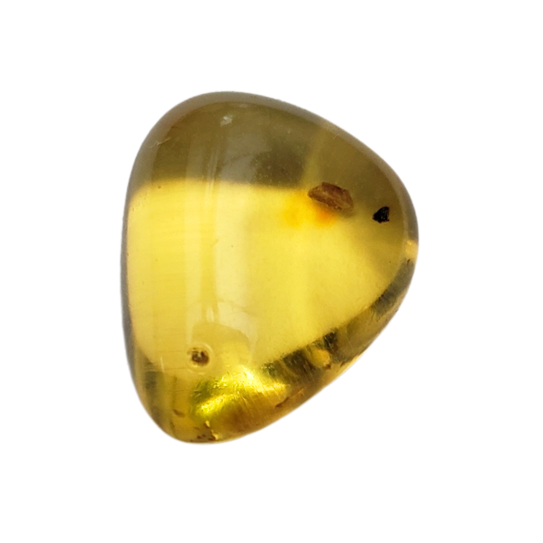 Âmbar do báltico polido 15 x 12 mm / 0,8 g