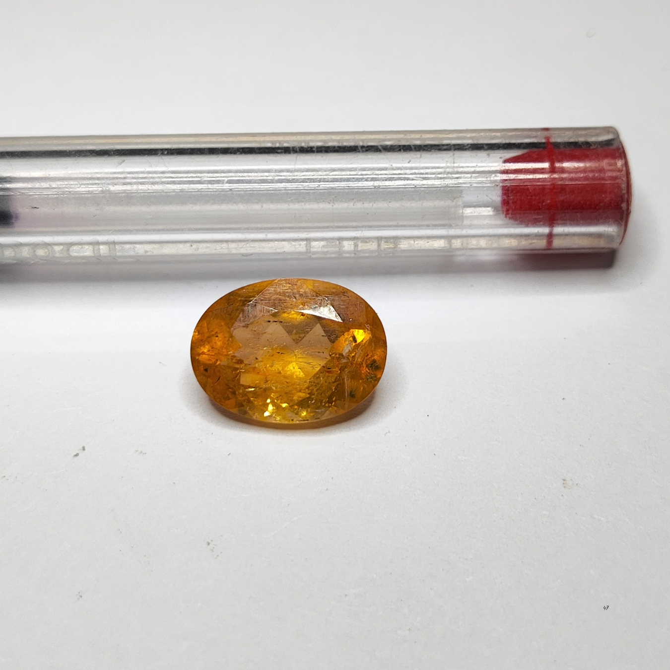 Topázio Imperial Oval  Natural – 11,1 x 8,1 mm  - 3,64 ct