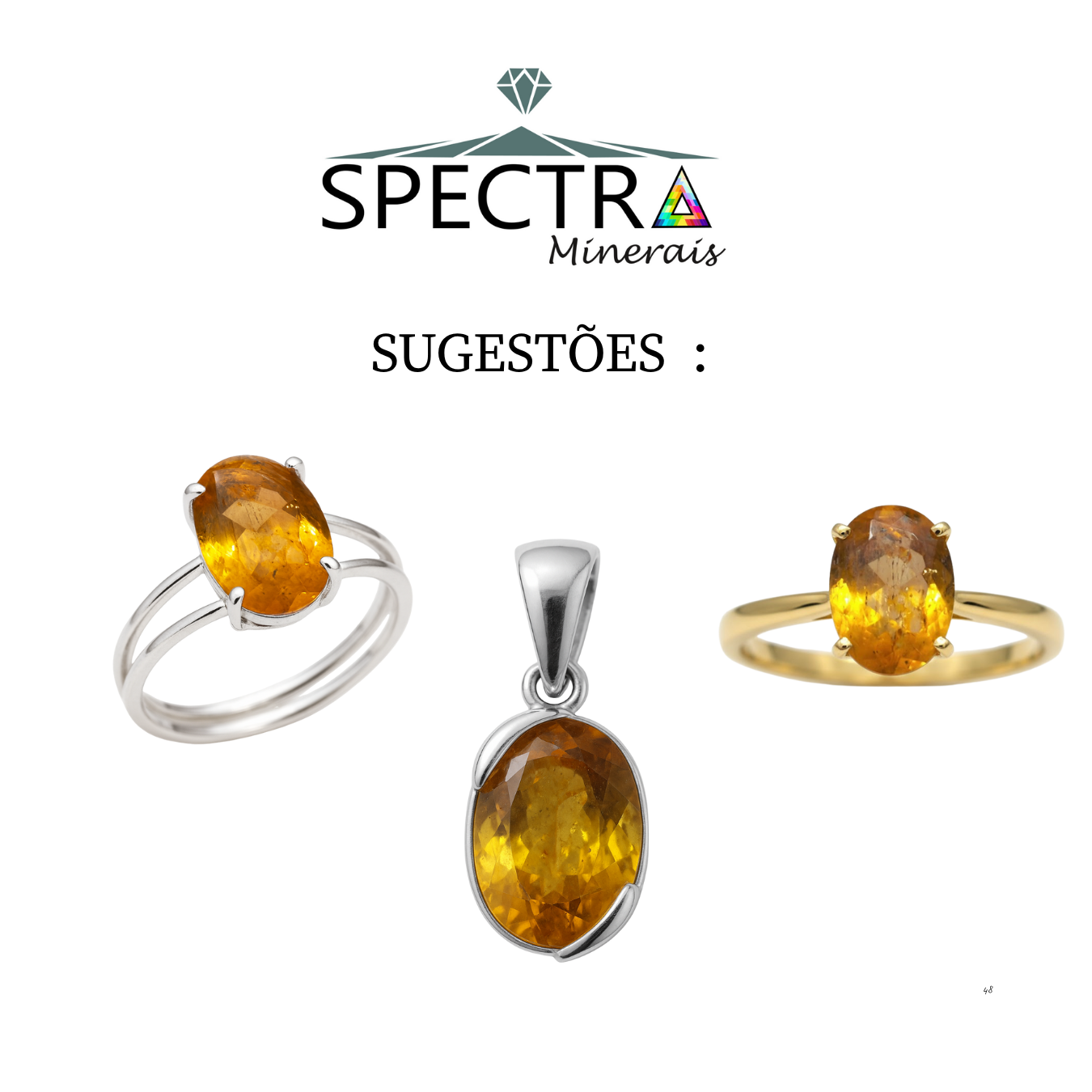 Topázio Imperial Oval  Natural – 11,1 x 8,1 mm  - 3,64 ct