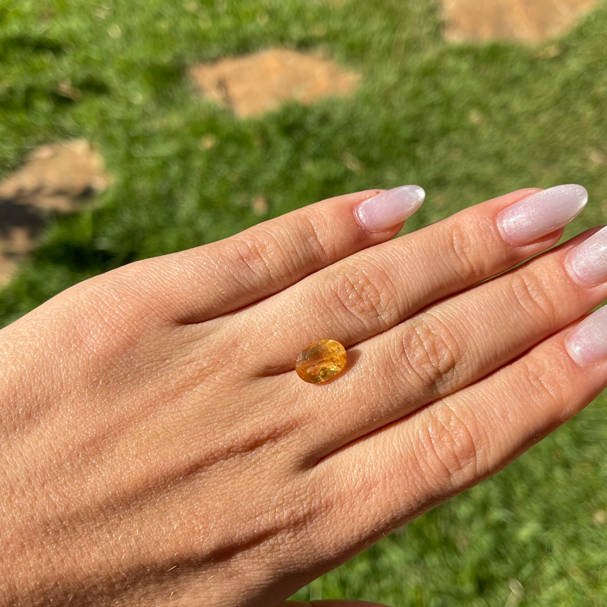 Topázio Imperial Oval  Natural – 11,2 x 8,2 mm  - 3,60 ct