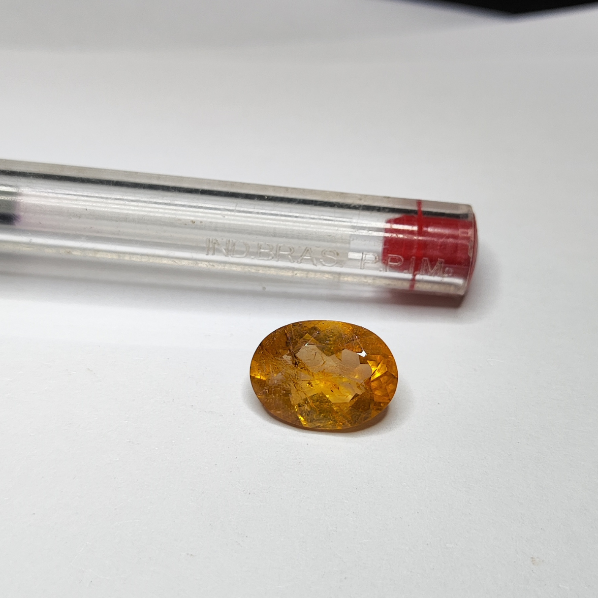 Topázio Imperial Oval  Natural – 11,2 x 8,2 mm  - 3,60 ct