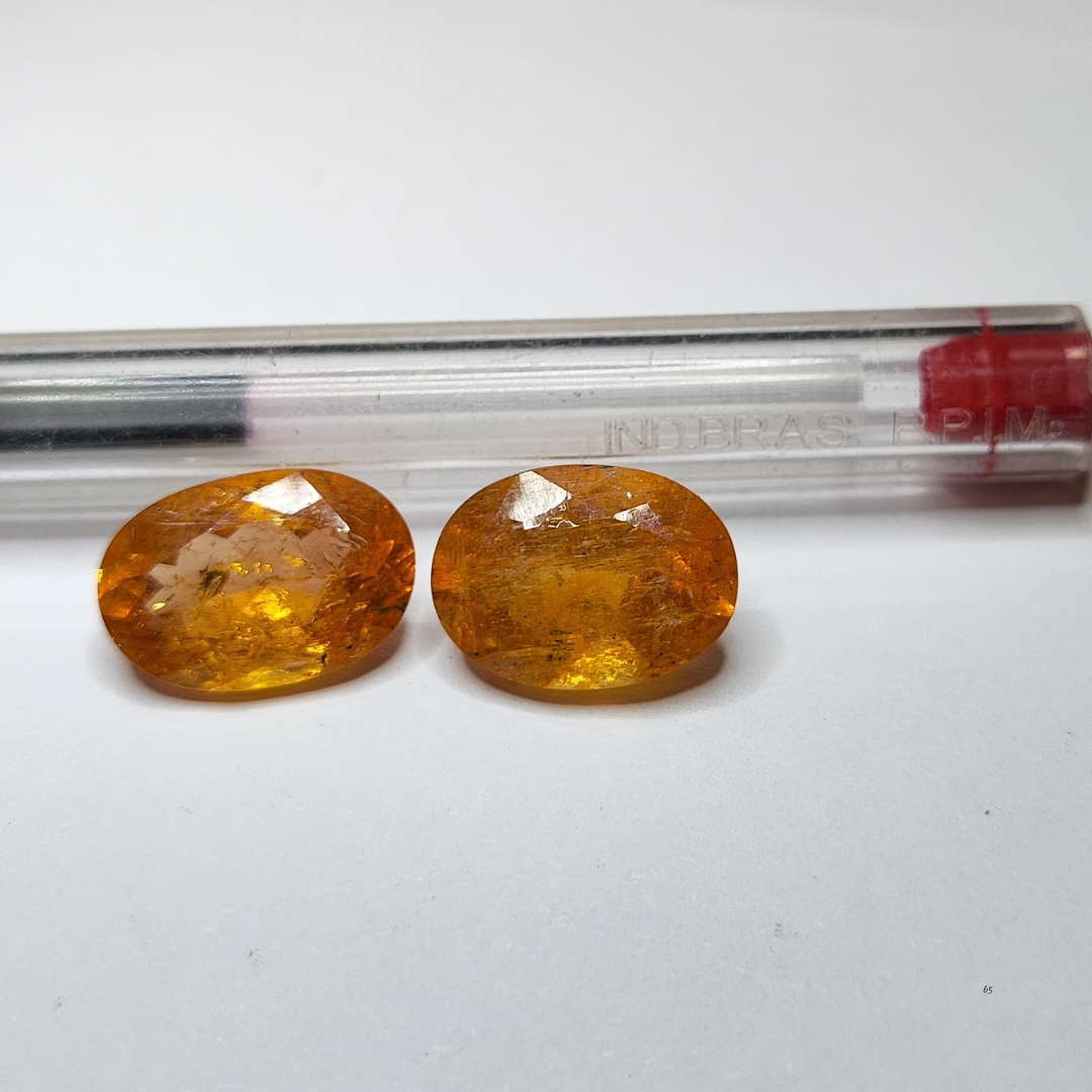 Topázio Imperial Oval  Natural – 12,5 x 9,2 mm - 10,86 ct