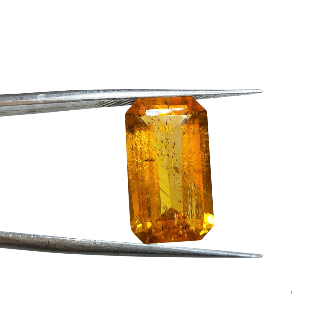 Topázio Imperial Retangular Natural – 16,6 x 9,4 mm – 9,75 ct