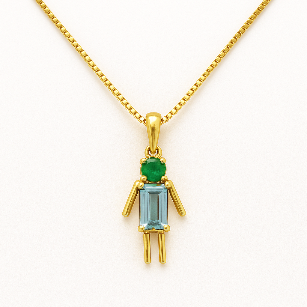 Pingente de Ouro 18k - Menino