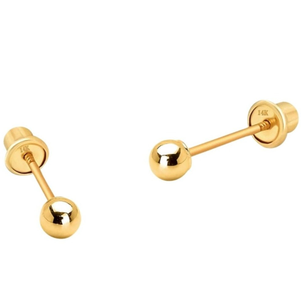 Brinco infantil ouro 18k