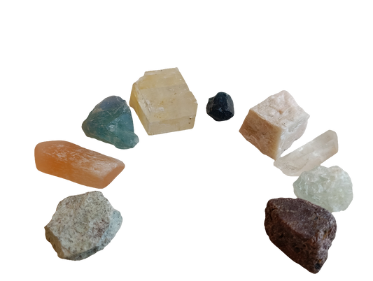 Kit de Minerais Dureza de Mohs