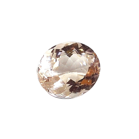 Morganita Natural lapidada oval / 14 x 12 mm / 8,40 ct
