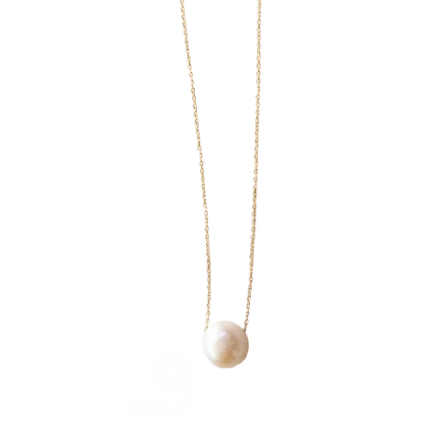 Colar Single Pearl: corrente de ouro 18 K com pérola natural